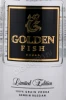 Этикетка Водка Золотая Рыбка 0.5л