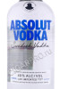 этикетка водка absolut 0.5л