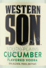 этикетка водка western son cucumber 0.75л