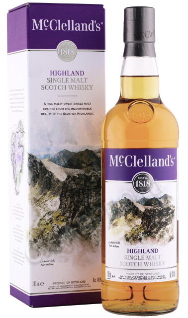 виски mcclellands highland 0.7л в подарочной упаковке