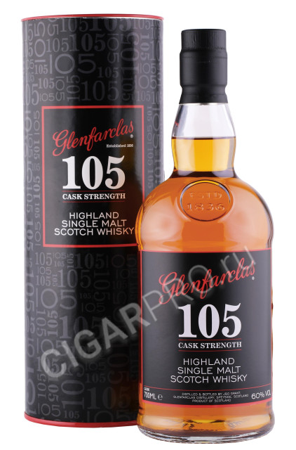 виски glenfarclas 105 0.7л в подарочной тубе