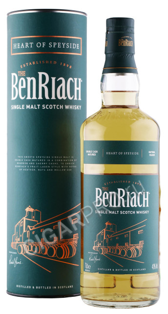 виски benriach heart of speyside 0.7л в подарочной тубе