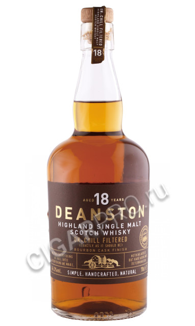 виски deanston aged 18 years 0.7л