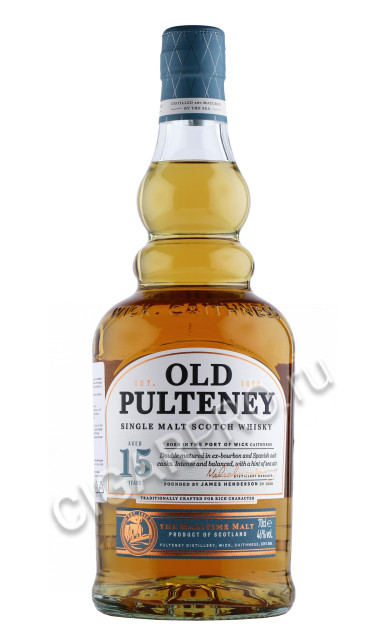 виски old pulteney 15 years old 0.7л