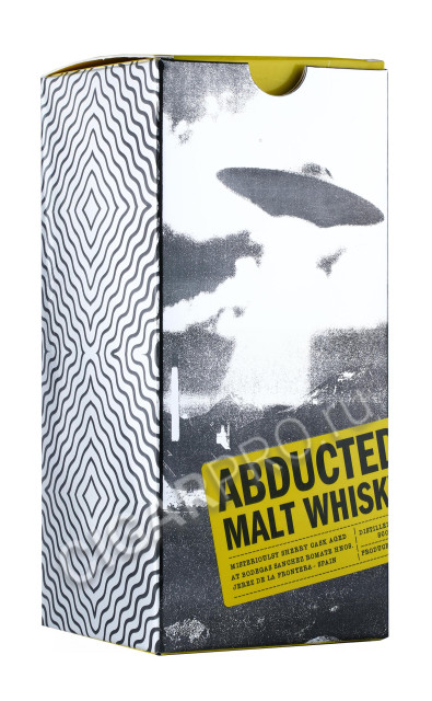 подарочная упаковка виски abducted malt whisky 0.7л