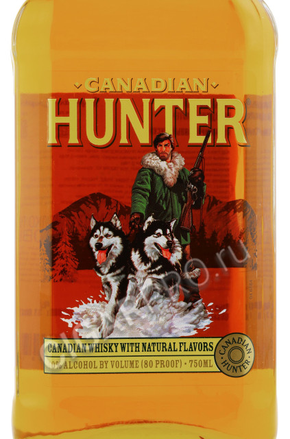 этикетка canadian hunter 0.75л