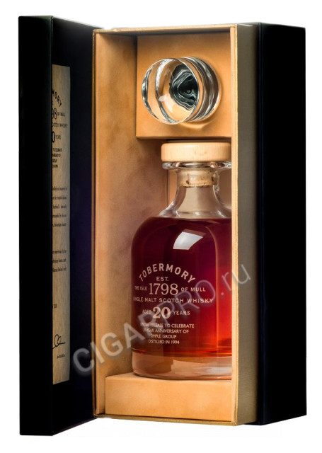 tobermory aged 20 years 0,7l купить виски тобермори эйджид 20 еарс 0,7л в п/у  цена