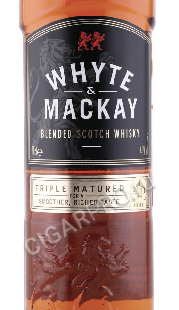 этикетка виски whyte mackay special 0.7л