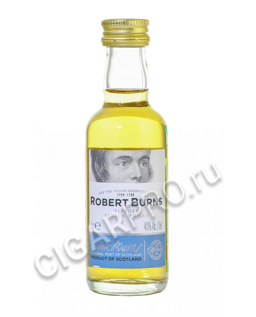 шотландский виски robert burns купить виски роберт бернс 0.05 л цена