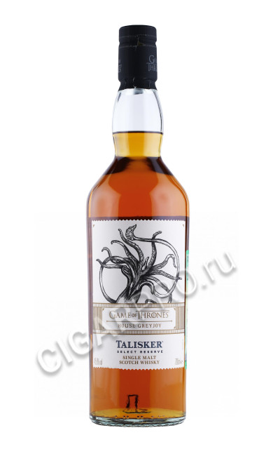 виски game of thrones talisker select reserve house greyjoy 0.7л