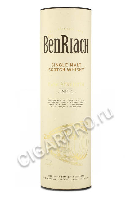 подарочная упаковка benriach cask strength batch 2