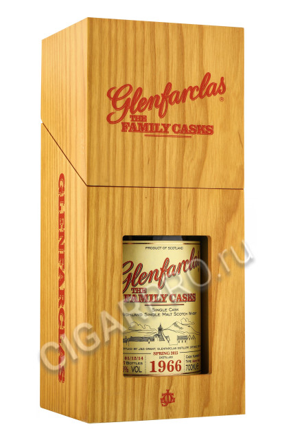 подарочная упаковка glenfarclas family casks 1966