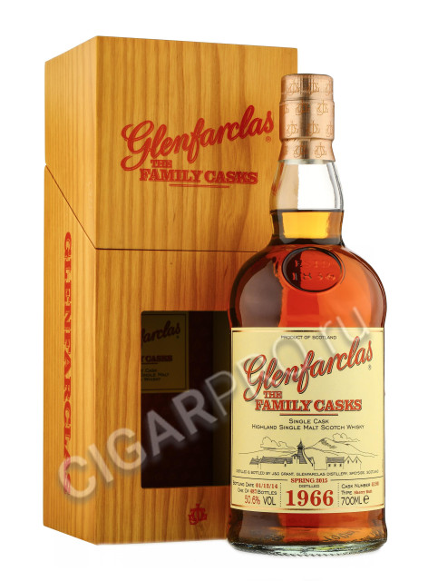 шотландский виски glenfarclas family casks 1966 виски гленфарклас фэмэли каскс 1966г