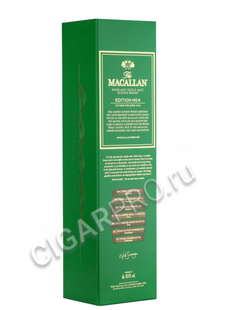 подарочная упаковка macallan edition №4
