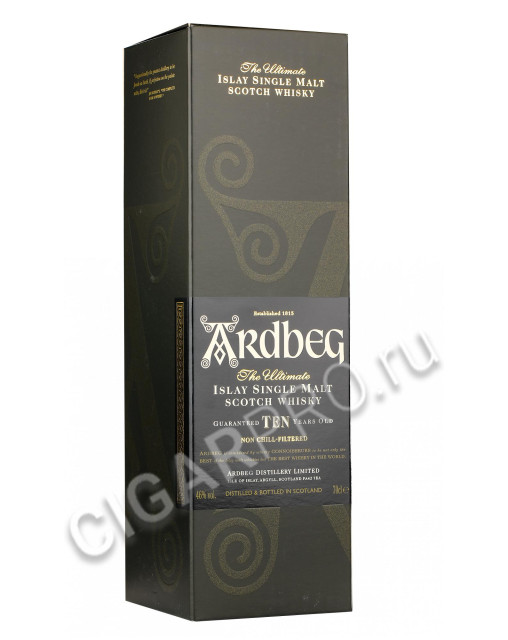 подарочная упаковка ardbeg 10 years