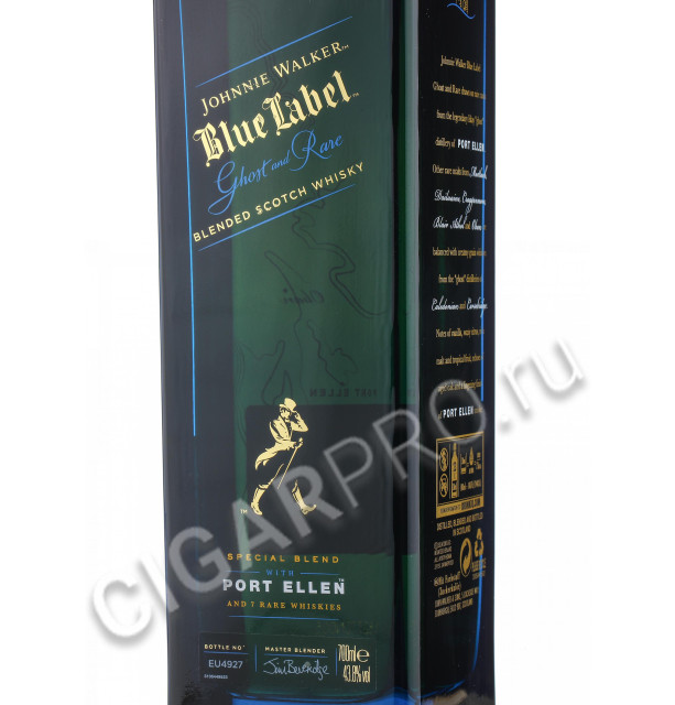 этикетка johnnie walker blue label port ellen