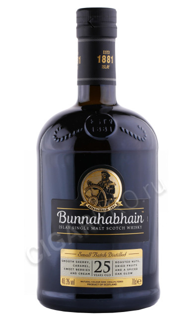 виски bunnahabhain aged 25 years 0.7л