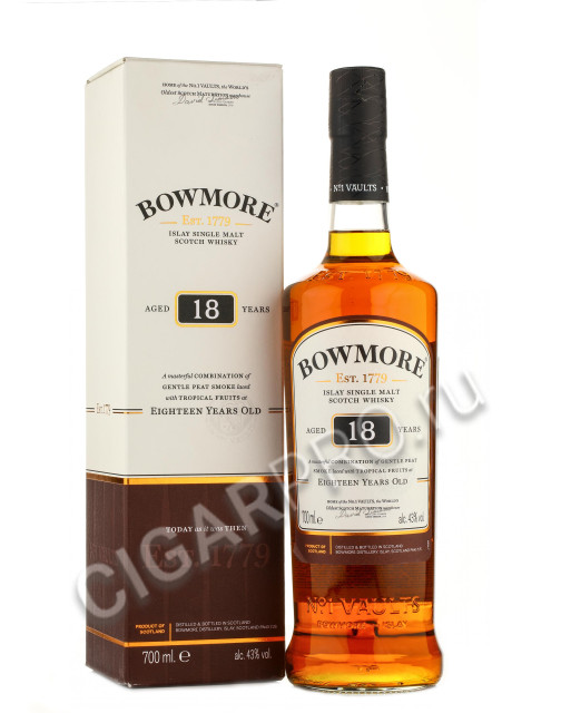 шотландский виски bowmore 18 years купить виски боумор 18 лет цена