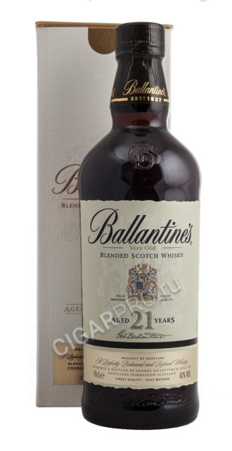 ballantines 21 years old gift box виски купаж баллантайнс 21 год