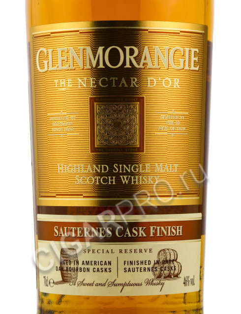 этикетка glenmorangie nectar dor