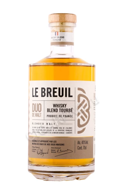 Виски Ле Брей Дюо Де Мальт Бленд Турбэ 0.7л