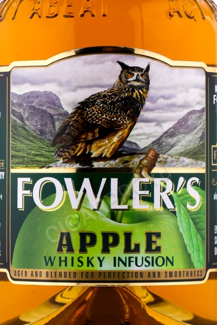 Этикетка Fowlers Apple Виски Фоулерс Яблоко 0.5л