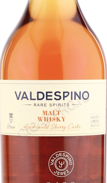 Этикетка Виски Вальдеспино Молт Виски 0.7л