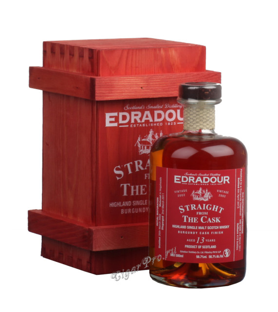 edradour straight from the cask burgundy cask finish 2002 виски эдраду стрэйт фром зе каск бургундия каск финиш 2002г в д/у