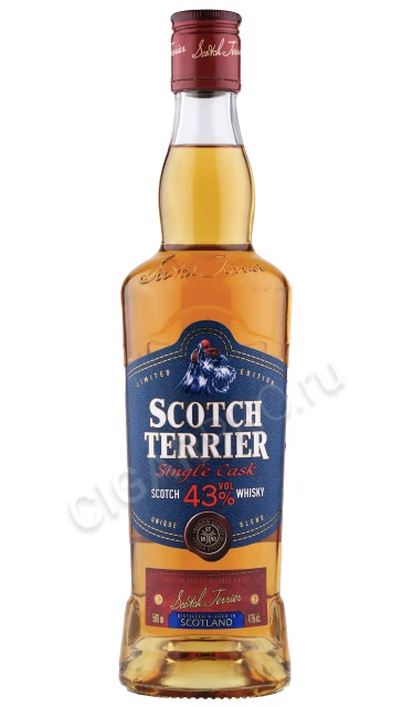 Виски Scotch Terrier Single Cask 0.5л