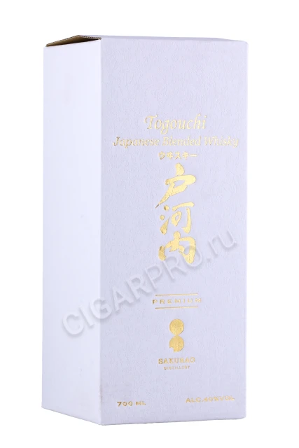 Подарочная коробка Виски Тогучи Джапаниз Премиум 0.7л