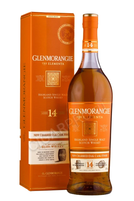Виски Гленморанджи Элемента 1л в подарочной упаковке