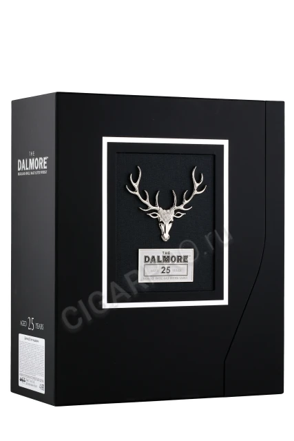 Подарочная коробка Виски Далмор 25 лет 0.7л