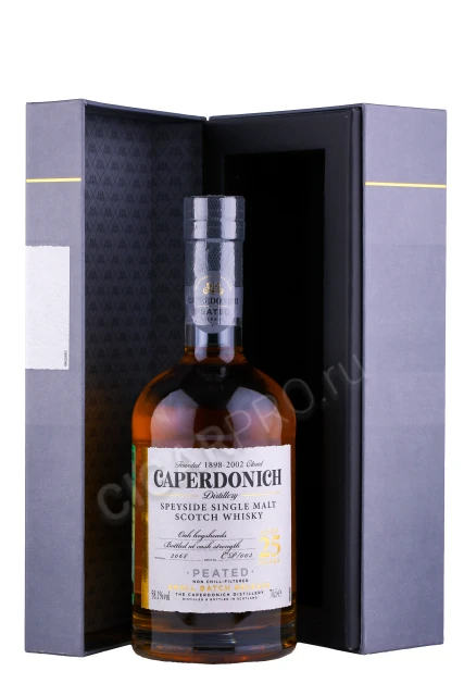 Виски Капердоник Питед 25 лет 0.7л в подарочной упаковке