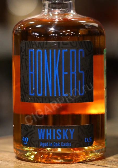 Этикетка Виски Бонкерс 0.5л