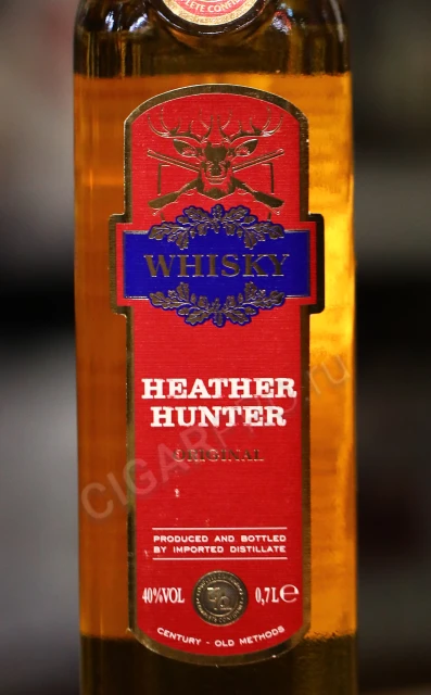 Этикетка Виски Хезер Хантер 0.7л