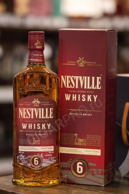 Виски Нествилль 6 лет 0.7л в подарочной упаковке