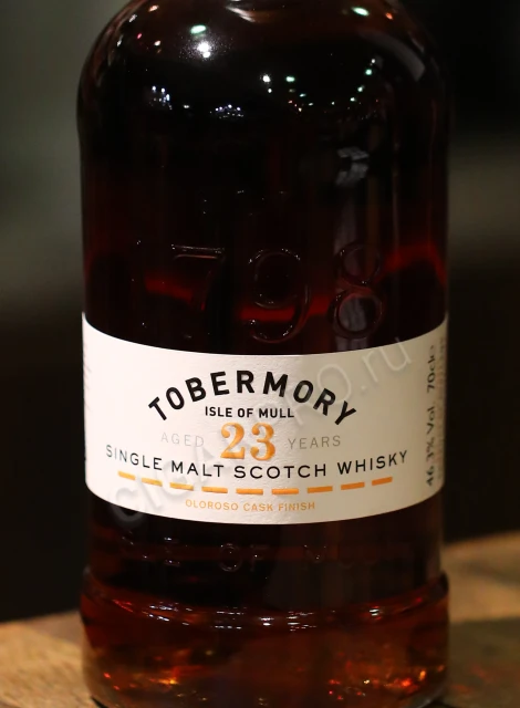 Этикетка Виски Tobermory 22 Years Old 0.7л