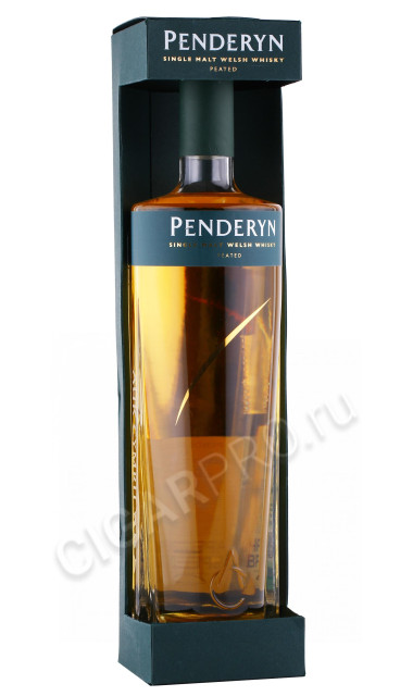 подарочная упаковка виски penderyn peated 0.7л