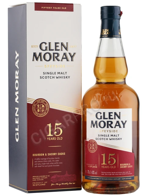 Glen Moray Elgin Heritage 15 years old Виски Глен Морей Сингл Молт Элгин Эритаж 15 лет 0.7л в подарочной упаковке