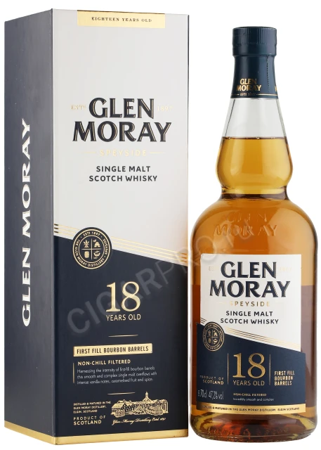 Glen Moray Elgin Heritage 18 years old Виски Глен Морей Сингл Молт Элгин Эритаж 18 лет 0.7л в подарочной упаковке