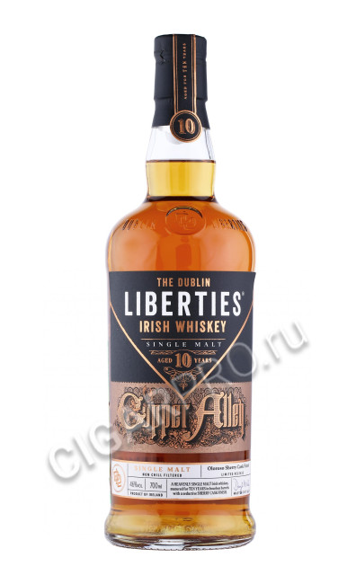 виски the dublin liberties 10 year old copper alley 0.7л