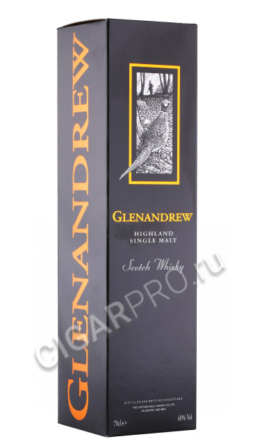 подарочная упаковка виски glenandrew 5 years old 0.7л