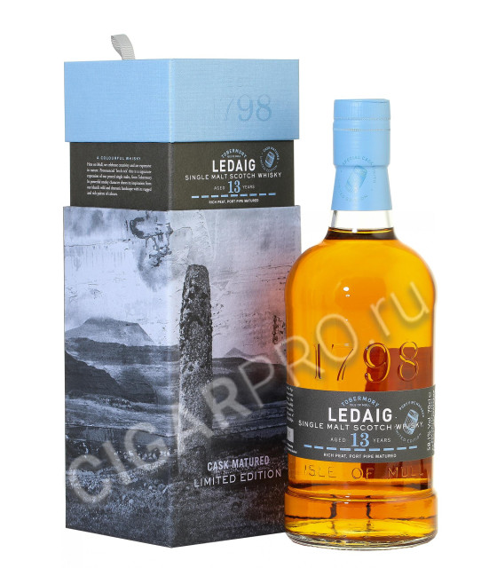 ledaig 13 years old port pipe matured купить шотландский виски ледчиг эйджд 13 лет порт пайп в п/у цена