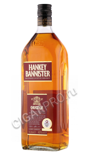 виски hankey bannister 3 years old 1л