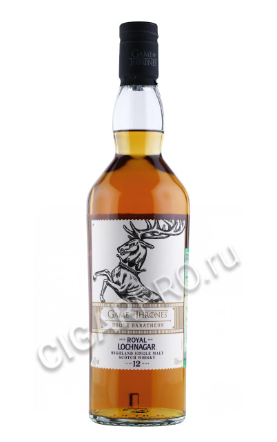 виски game of thrones royal lochnagar 12 years house baratheon 0.7л