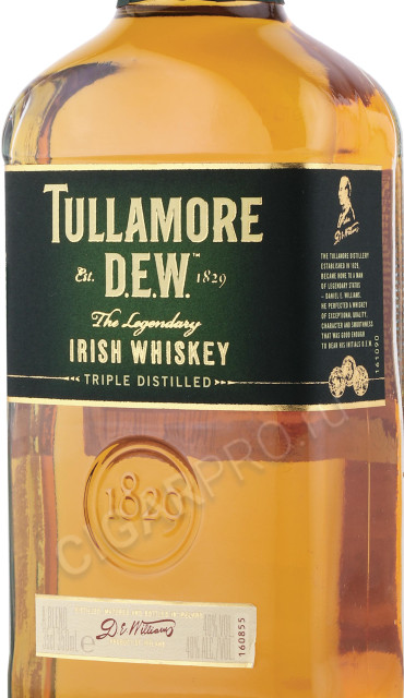 этикетка виски tullamore dew 0.35л
