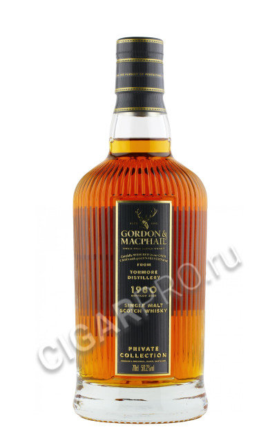 виски gordon and macphail private collection tormore 1980 0.7л