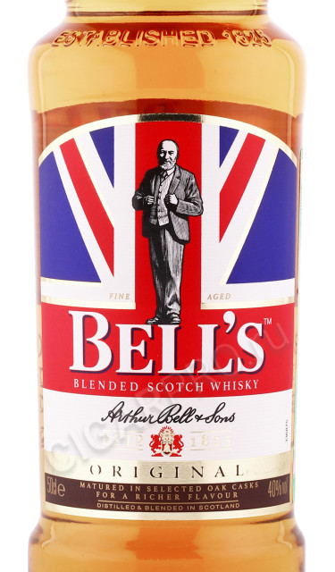 этикетка виски bells оriginal 0.5л