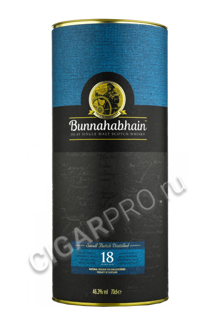 подарочная упаковка bunnahabhain 18 years