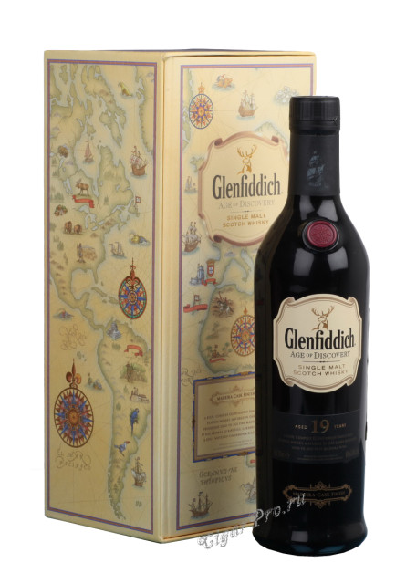 шотландский виски glenfiddich 19 years age of discovery виски гленфиддик 19 лет эйдж оф дисковери